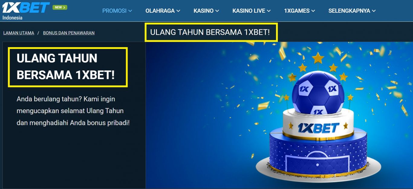 1xBet Bonus: Bonus Melimpah Buat Peluang Menang